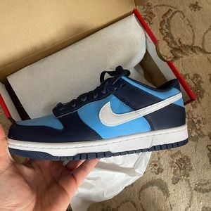 Nike Dunk Low - Navy/Aqua